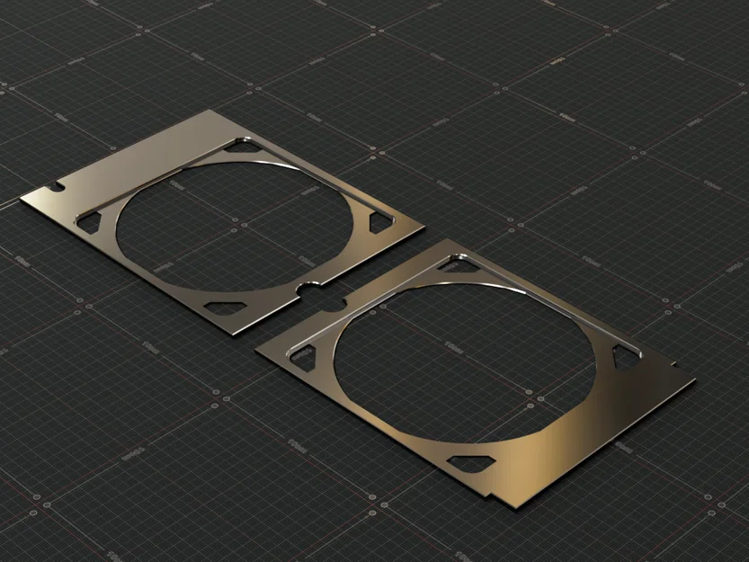 FormD T1 v2 Fan Brackets & 120mm Fan Plates tối ưu airflow - Image 3