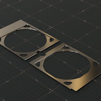 FormD T1 v2 Fan Brackets & 120mm Fan Plates tối ưu airflow