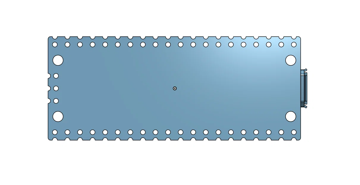 Mô hình 3D Raspberry Pi Pico - Hỗ trợ thiết kế case và dự án điện tử - Image 2