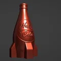 Mô hình 3D chai nước Nuka Cola phong cách Fallout (Vase Mode) - Thumbnail 2