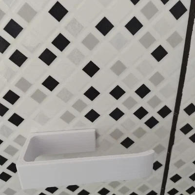 Giá treo giấy vệ sinh 3D dán tường không cần khoan (Suporte Papel)