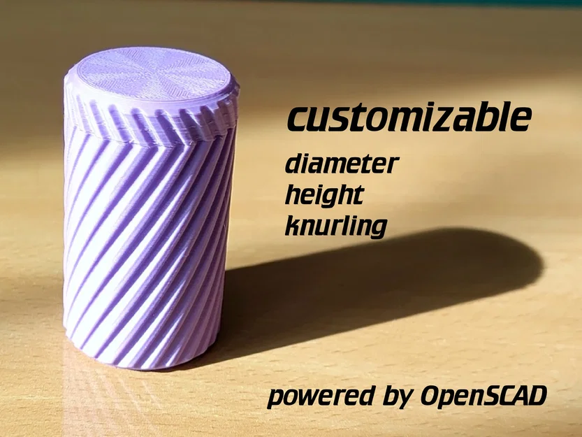 Hộp đựng vít vặn ren tuỳ biến (OpenSCAD, parametric) - Image 1