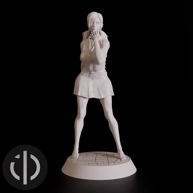 Mô hình 3D nhân vật nữ sinh College Girl 07 đẹp mắt - Image 1