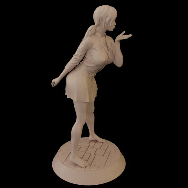 Mô hình 3D nhân vật nữ sinh College Girl 07 đẹp mắt - Image 2