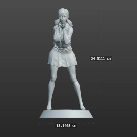 Mô hình 3D nhân vật nữ sinh College Girl 07 đẹp mắt - Image 5
