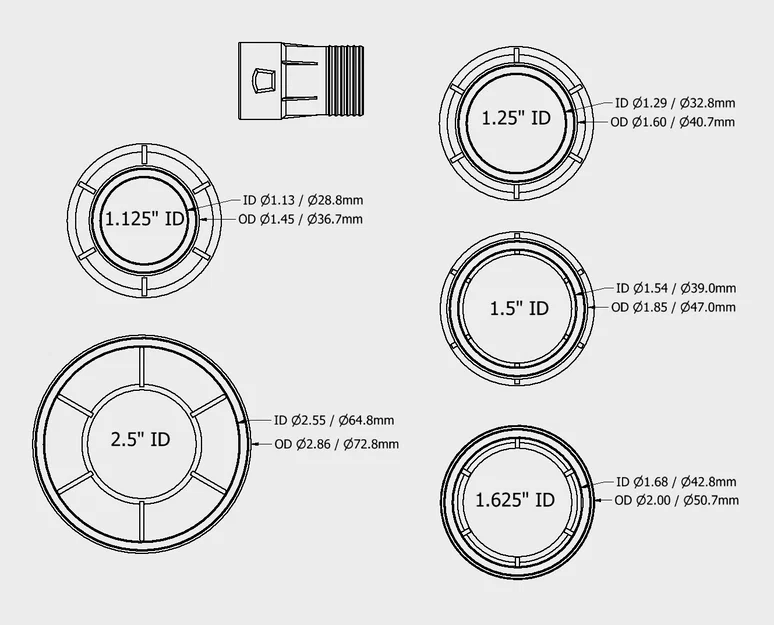 Adapter cổng hút bụi cho ống Cen-Tec Quick Click - Image 9