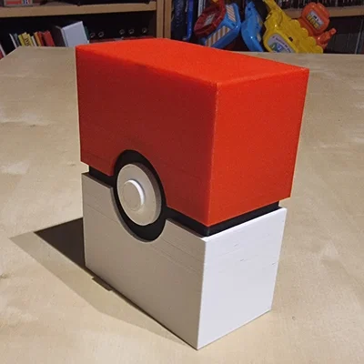 Hộp đựng thẻ bài Pokemon (Pokemon Card Box) in 3D ấn tượng
