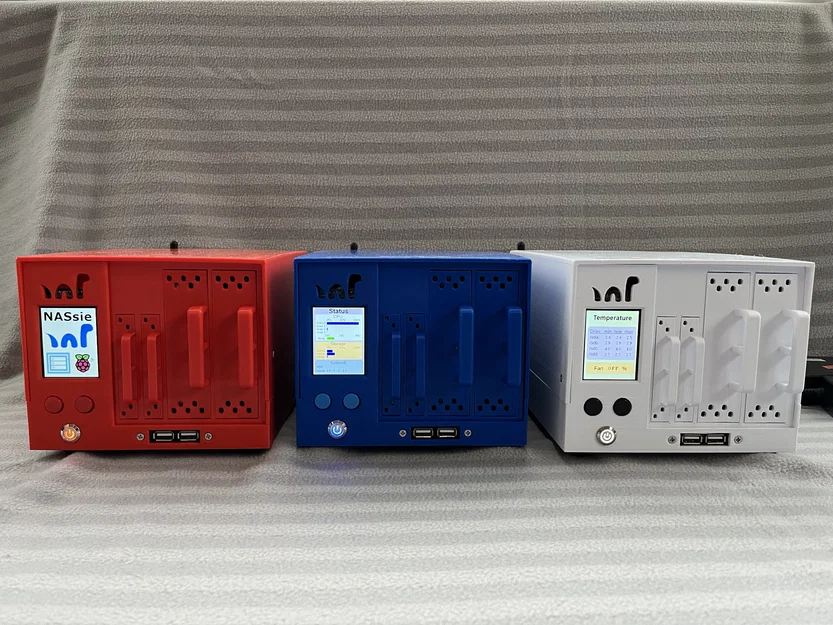 NASsie - NAS gia đình từ Raspberry Pi chạy OMV 6 (vỏ in 3D) - Image 1