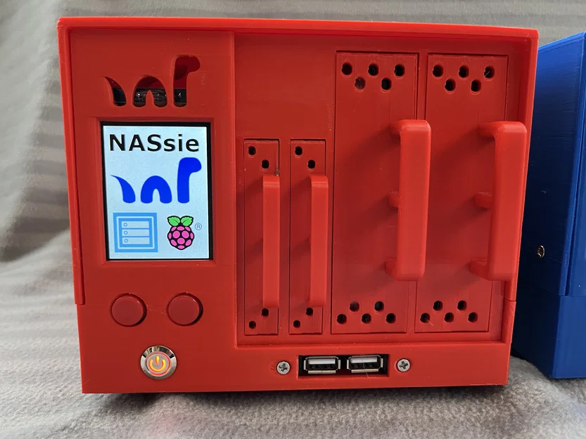 NASsie - NAS gia đình từ Raspberry Pi chạy OMV 6 (vỏ in 3D) - Image 2