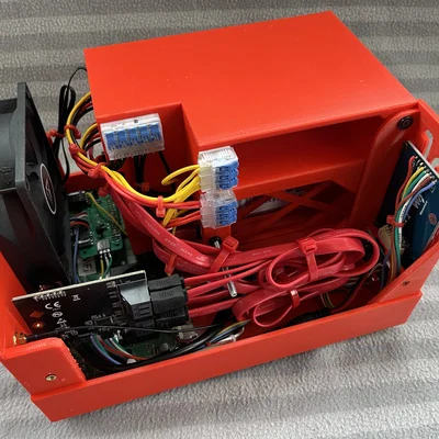 NASsie - NAS gia đình từ Raspberry Pi chạy OMV 6 (vỏ in 3D)