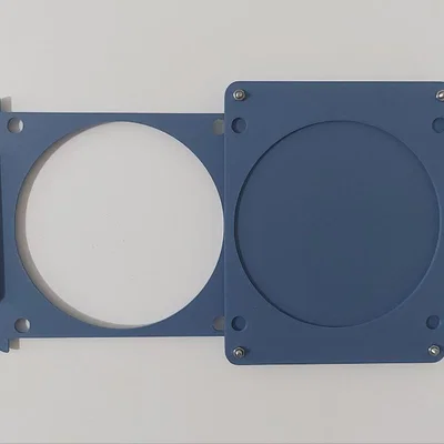 Blast Gate quạt 120mm gắn tủ