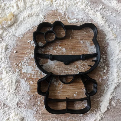 Bộ Khuôn Cắt Bánh Quy Hello Kitty 3D Đáng Yêu