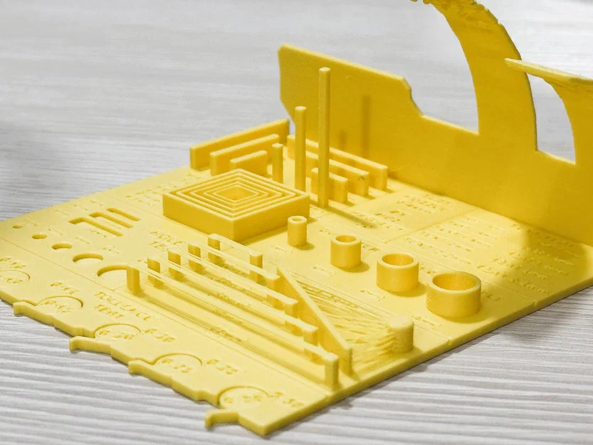 Test Printe – Model test in 3D printing (Overhang/Bridge/Tolerance...) - Image 1