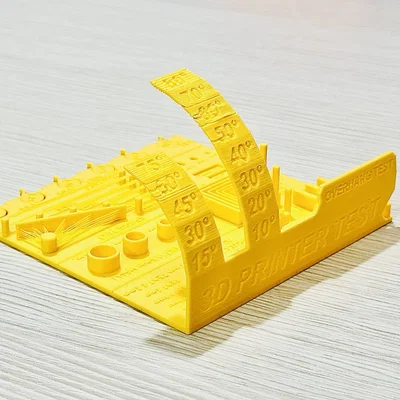 Test Printe – Model test in 3D printing (Overhang/Bridge/Tolerance...)