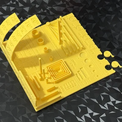 Test Printe – Model test in 3D printing (Overhang/Bridge/Tolerance...)