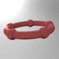 Mẫu vòng đeo nam giới in 3D đơn giản và linh hoạt - Thumbnail 1
