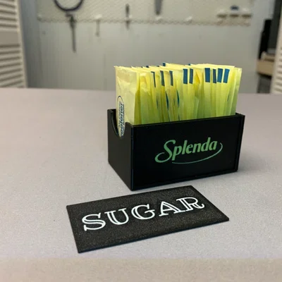 Hộp đựng gói đường | Hộp gói Splenda | Nhãn thay đổi được