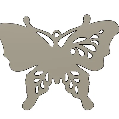 Móc Khóa Bươm Bướm (Butterfly Keychain)