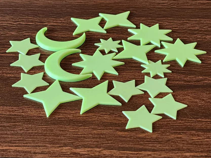 Ngôi sao phát sáng trong bóng tối (4 hình dạng) - Image 4