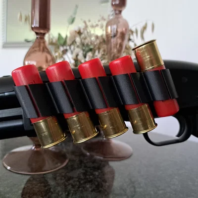 Bộ giữ vỏ đạn shotgun nghiêng / side saddle (12 Gauge)