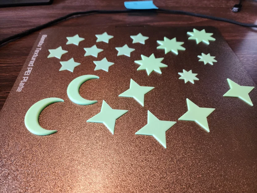 Ngôi sao phát sáng trong bóng tối (4 hình dạng) - Image 9