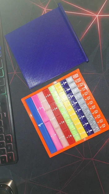 Bộ công cụ học toán phân số (Mathematical fractions) in 3D - Image 2