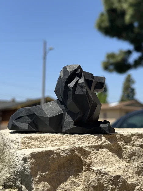 Sư Tử Low-Poly (Low-Poly Lion) - Image 3