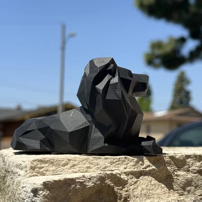 Sư Tử Low-Poly (Low-Poly Lion)