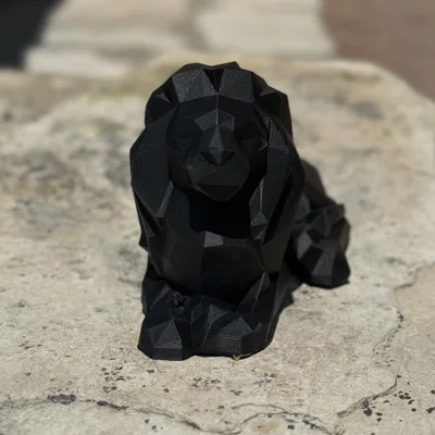 Sư Tử Low-Poly (Low-Poly Lion)
