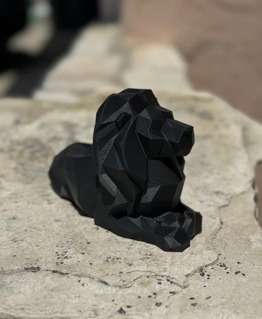 Sư Tử Low-Poly (Low-Poly Lion) - Image 5