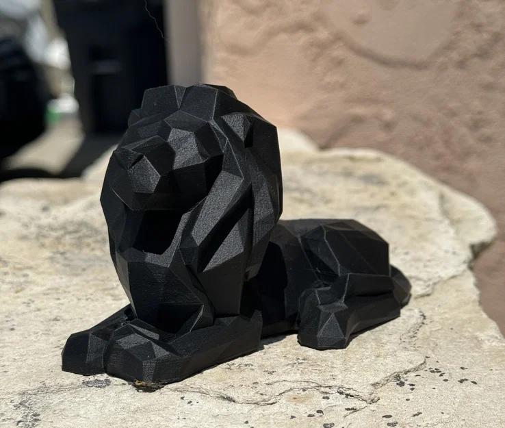 Sư Tử Low-Poly (Low-Poly Lion) - Image 6