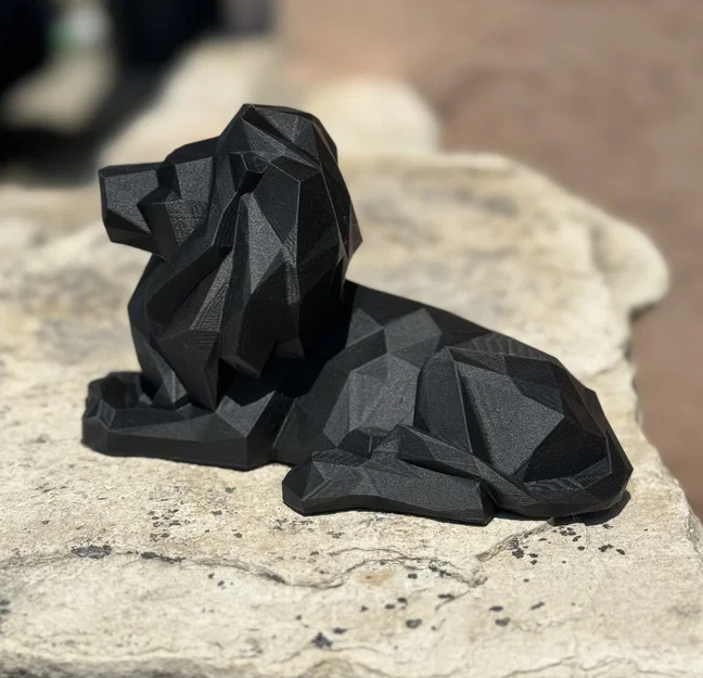 Sư Tử Low-Poly (Low-Poly Lion) - Image 7