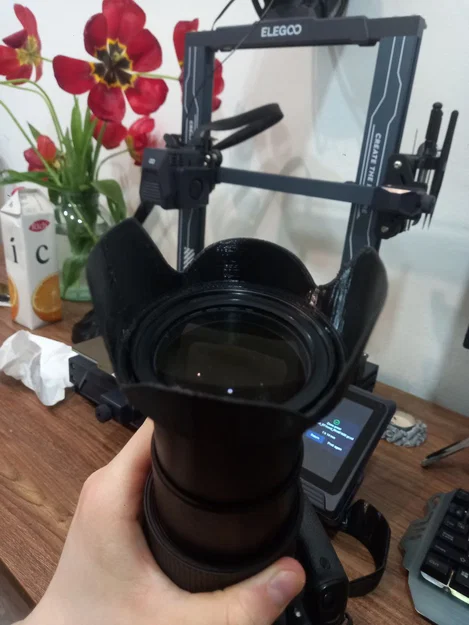 Loa che nắng cho ống kính Tamron 16-300mm (67mm) in 3D chất lượng - Image 1