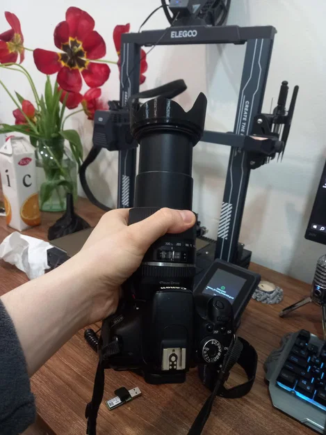 Loa che nắng cho ống kính Tamron 16-300mm (67mm) in 3D chất lượng - Image 2