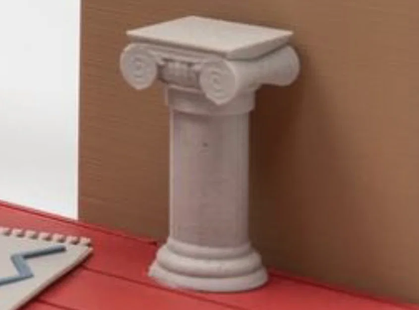Bệ Tượng Ionic Column Bust Stand - Image 1