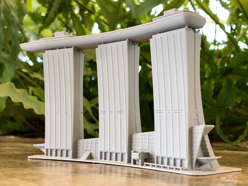 Marina Bay Sands - Singapore | Mô hình 3D in được - Image 1