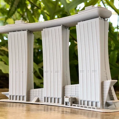 Marina Bay Sands - Singapore | Mô hình 3D in được