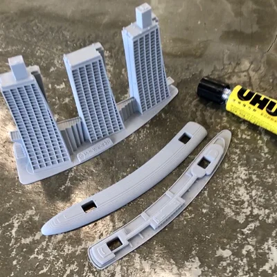 Marina Bay Sands - Singapore | Mô hình 3D in được