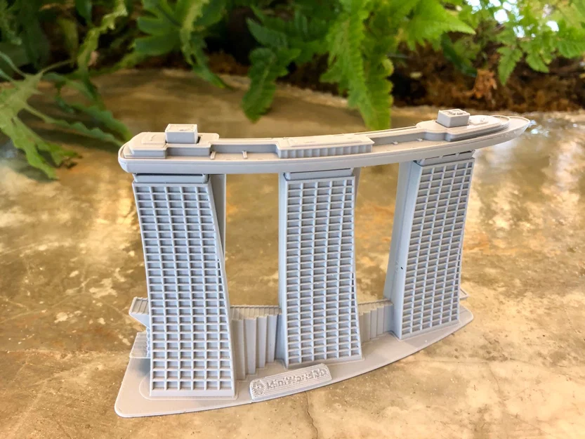 Marina Bay Sands - Singapore | Mô hình 3D in được - Image 6