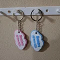 Bộ mẫu móc khóa kỷ niệm 3D xinh xắn cho tiệc Baby Shower - Thumbnail 2