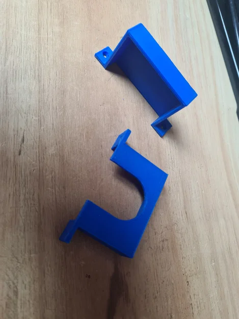 Ngàm cố định ổ cắm điện đa năng (Fixation pour multiprise) 3D - Image 2