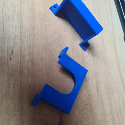 Ngàm cố định ổ cắm điện đa năng (Fixation pour multiprise) 3D