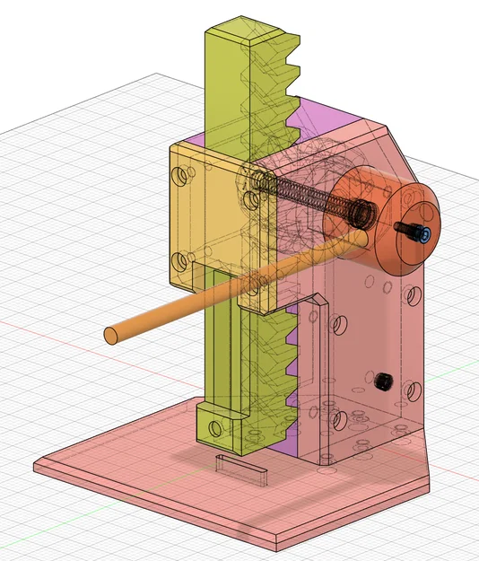 Máy dập lỗ da thủ công PRESSLY cải tiến - Tự in 3D hiệu quả - Image 1