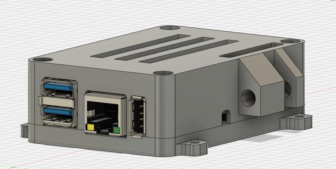 Vỏ hộp in 3D cho Orange PI LTS-3 (Tích hợp quạt tản nhiệt) - Image 1