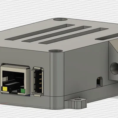 Vỏ hộp in 3D cho Orange PI LTS-3 (Tích hợp quạt tản nhiệt)