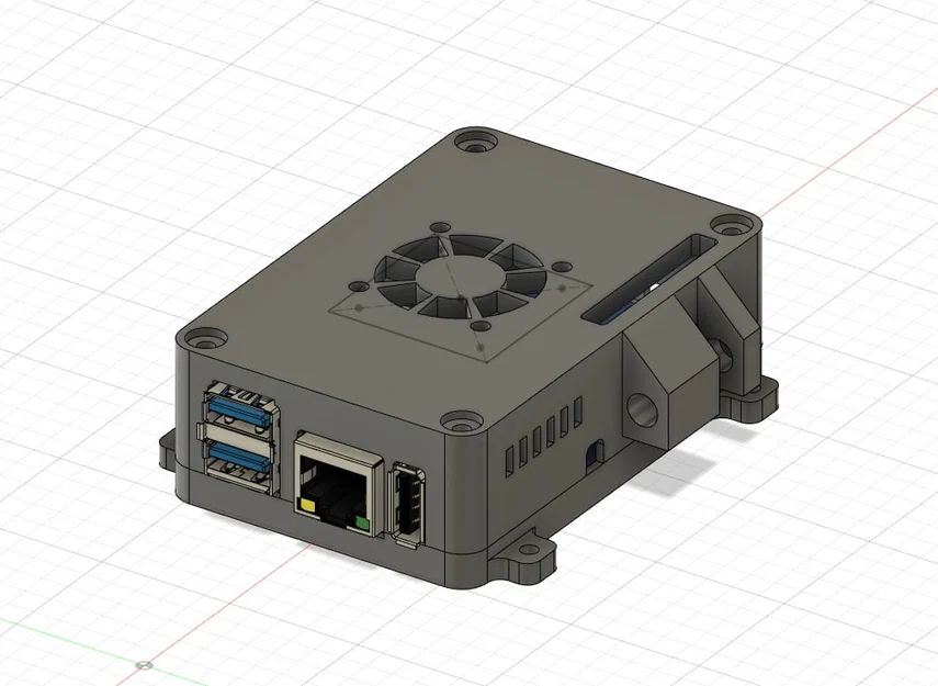 Vỏ hộp in 3D cho Orange PI LTS-3 (Tích hợp quạt tản nhiệt) - Image 2