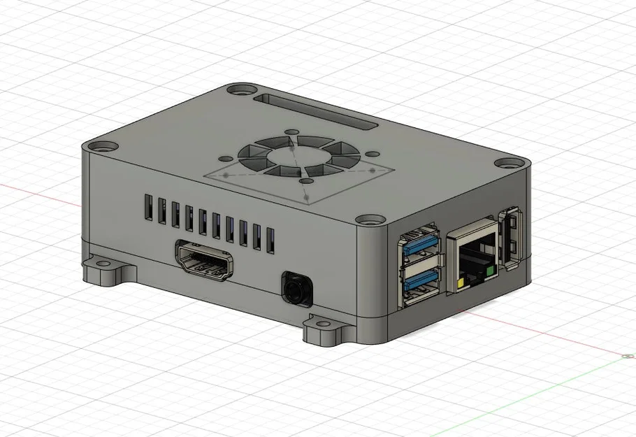 Vỏ hộp in 3D cho Orange PI LTS-3 (Tích hợp quạt tản nhiệt) - Image 6
