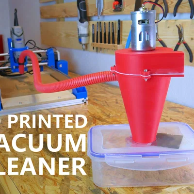 Máy Hút Bụi In 3D Cho Máy CNC