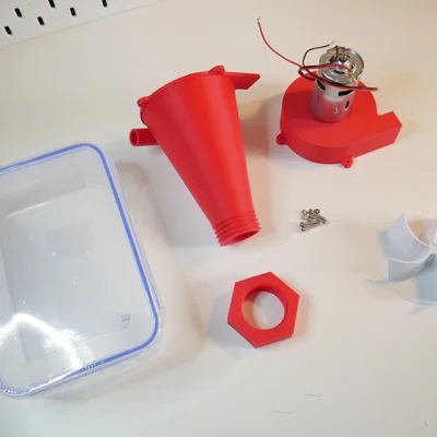 Máy Hút Bụi In 3D Cho Máy CNC