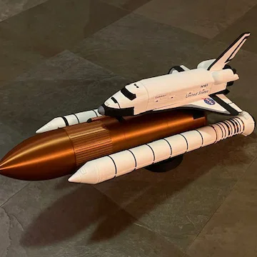 Sàn dưới và mũi Space Shuttle Endeavour (bản mới)